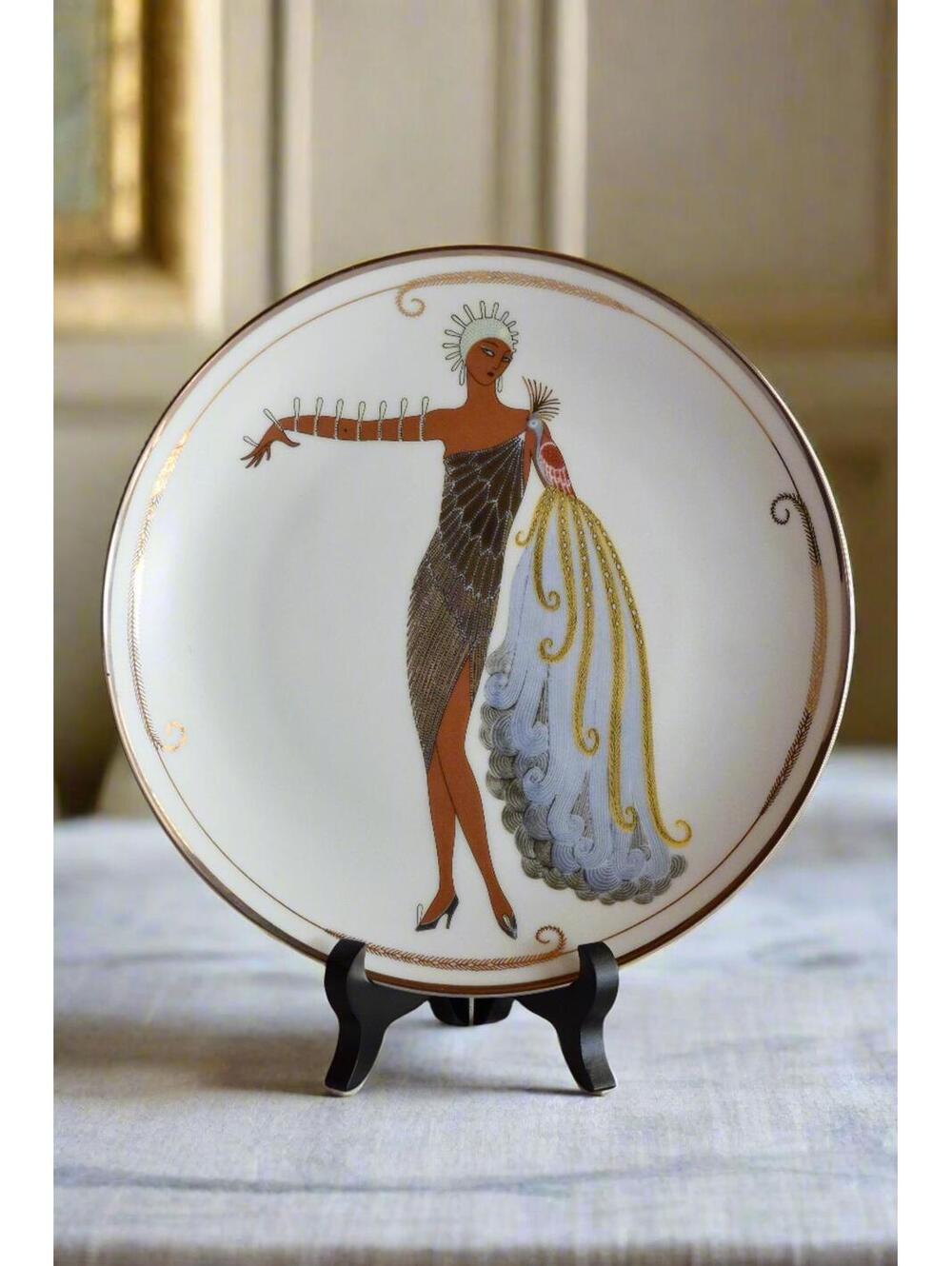 Erté "Diva II" Limited Edition Plate - Picture 2 of 7